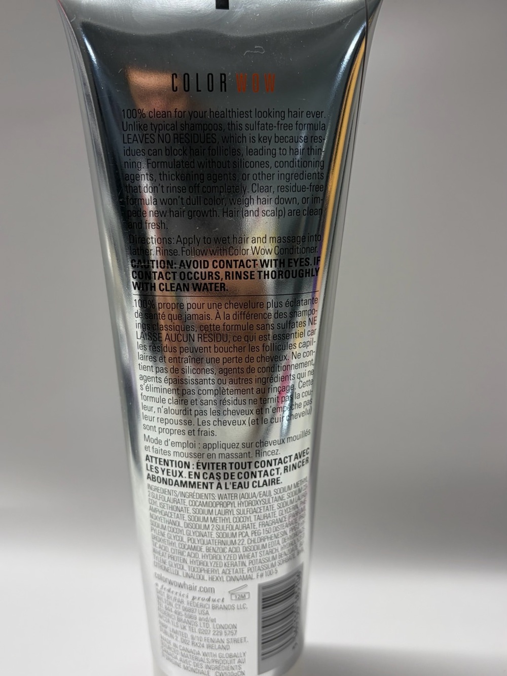 Color Wow Color Security Shampoo — Silver - Picture 3 of 5